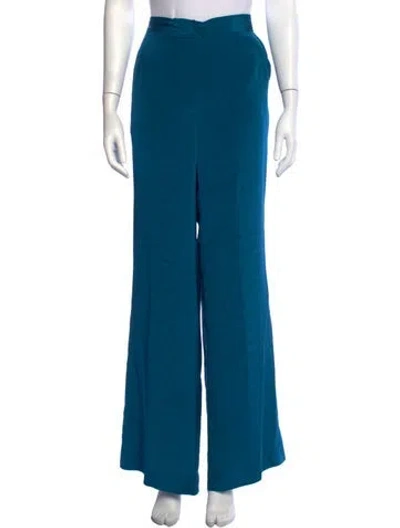 Pre-owned Libertine Silk Wide Leg Pants In Blue