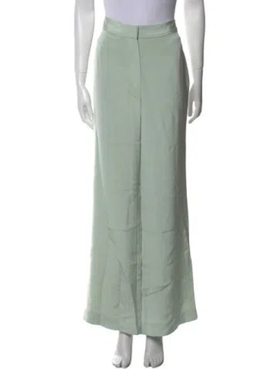 Pre-owned Libertine Silk Wide Leg Pants In Green