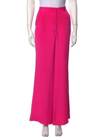 Pre-owned Libertine Silk Wide Leg Pants In Pink