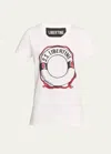 Libertine Ss  Lifebuoy T-shirt In Wht