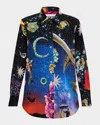 Libertine Starry Night Redux Classic Shirt In Mul