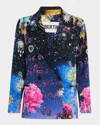 Libertine Starry Night Redux Double-breasted Jacket In Mul