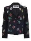 Libertine Turtle-embellished Blazer In Black