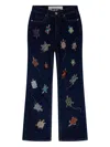 Libertine Turtle Time Straight-leg Ankle Boyfriend Jeans In Blue