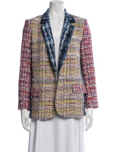 Pre-owned Libertine Tweed Pattern Coat In Neutral