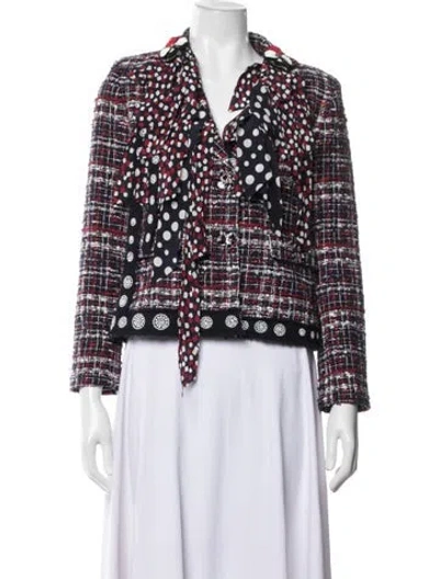 Pre-owned Libertine Tweed Pattern Jacket In Multicolor
