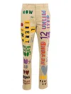 Libertine Unlimited Potential Printed Straight-leg Ankle Chino Pants In Neutrals