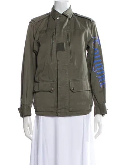 Pre-owned Libertine Utility Jacket In Green