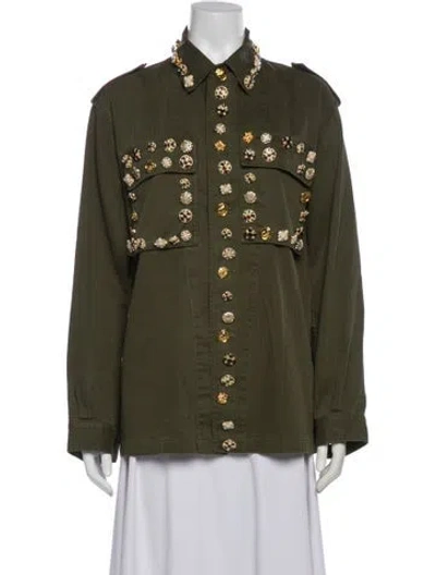Pre-owned Libertine Utility Jacket In Green