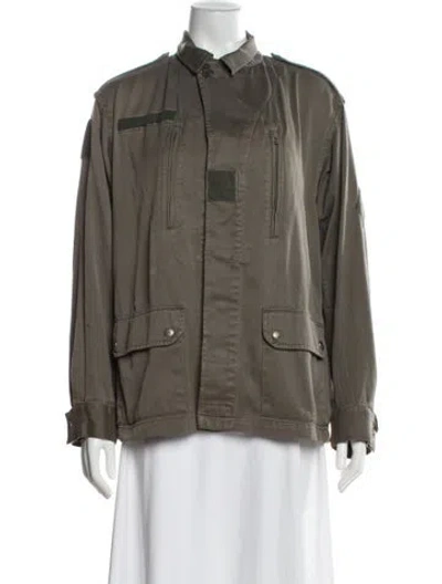 Pre-owned Libertine Utility Jacket In Green