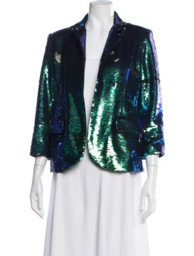 Pre-owned Libertine Vintage Late 2000's - Early 2010's Evening Jacket In Blue/green
