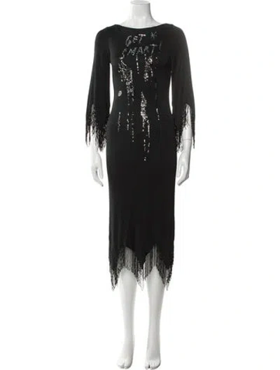 Pre-owned Libertine Vintage Midi Length Dress In Black
