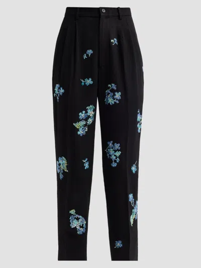 Libertine Women's Bluebell Lane Embellished Tapered-leg Crop Ciggy Pants In Black