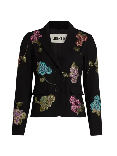 Libertine Women's Primrose Wool Short Jacket In Black