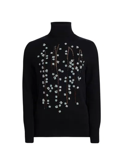 Libertine Women's Sakura Cashmere Turtleneck Sweater In Black