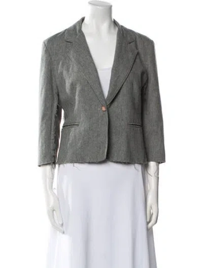 Pre-owned Libertine Wool Blazer In Gray