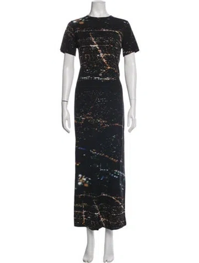 Pre-owned Libertine Wool Long Dress W/ Tags In Black