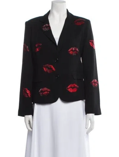 Pre-owned Libertine Wool Printed Blazer In Blue