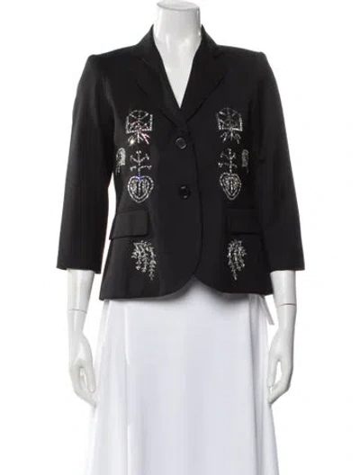 Pre-owned Libertine Wool Printed Blazer In Gray