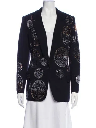 Pre-owned Libertine Wool Printed Jacket In Blue