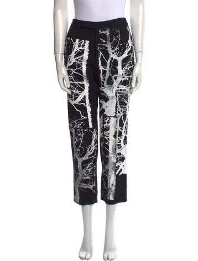 Pre-owned Libertine Wool Straight Leg Pants In Black