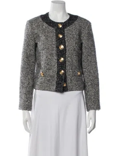 Pre-owned Libertine Wool Tweed Pattern Jacket In Multicolor