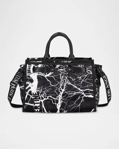 Libertine X Lesportsac Johnny Go Lightly Large Top-handle Bag In Ll Midnight Forest
