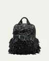 Libertine X Lesportsac Ryan Fringe Backpack In Black Fringe
