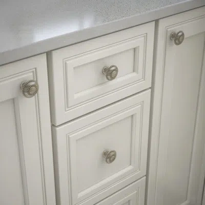 Liberty 1 1/2" Diameter Mushroom Knob In Satin Nickel