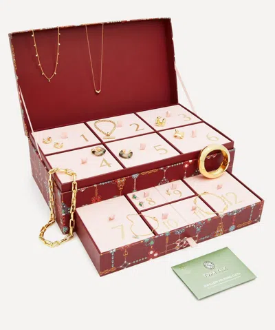 Liberty 12 Days Of Jewellery Calendar In Gold