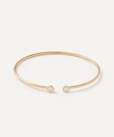 Liberty 18ct Gold Voti Diamond Cuff Bracelet
