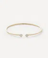 Liberty 18ct Gold Voti Diamond Cuff Bracelet