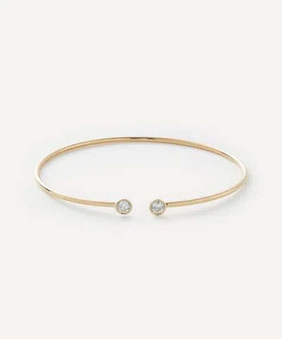 Liberty 18ct Gold Voti Diamond Cuff Bracelet