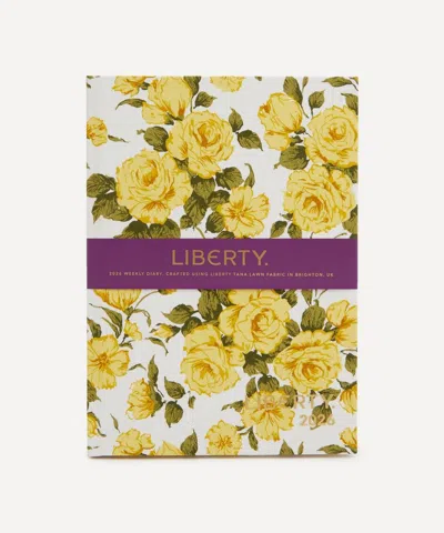 Liberty 2026 Fabric Diary Carline Rose In Multi
