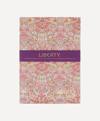 Liberty 2026 Fabric Diary Strawberry Thief Spring In Pink