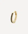 Liberty 9ct Gold Black Spinel Rainbow Mini Creole Single Hoop Earring