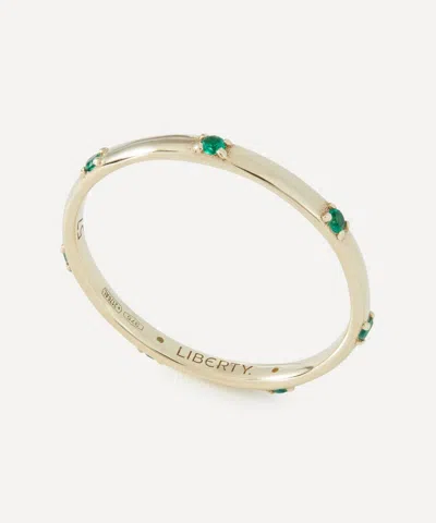 Liberty 9ct Gold Constellation Tsavorite Ring In White