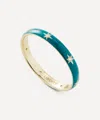 Liberty 9ct Gold Ianthe Star Glazed Diamond Band Ring