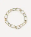 Liberty 9ct Gold Ianthe Star Three Link Diamond Bracelet