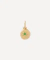 Liberty 9ct Gold Ianthe Star Tsavorite Pendant In Gold