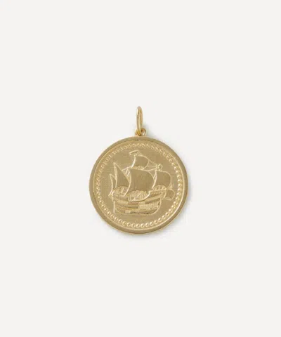 Liberty 9ct Gold Libertas Ship Pendant