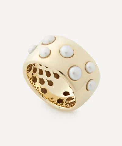 Liberty 9ct Gold Moon Shadow Big Band Ring
