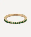 Liberty 9ct Gold Tsavorite Rainbow Ring In Gold