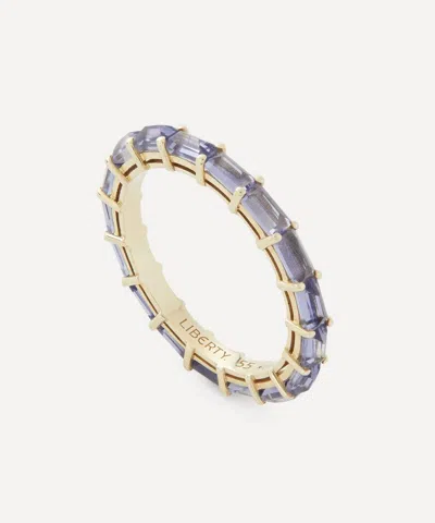 Liberty 9ct Gold Waterfall Iolite Ring