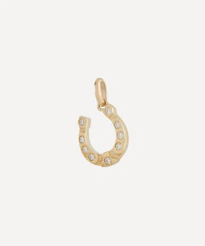 Liberty 9ct Gold Wish Me Luck Horseshoe Pendant
