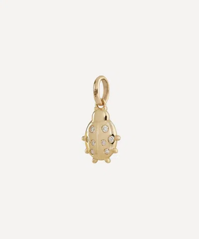 Liberty 9ct Gold Wish Me Luck Ladybird Pendant