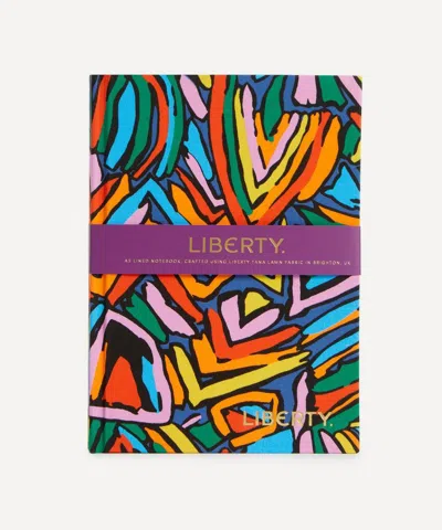 Liberty Akinola  Morocco Silk A5 Lined Notebook In Multi