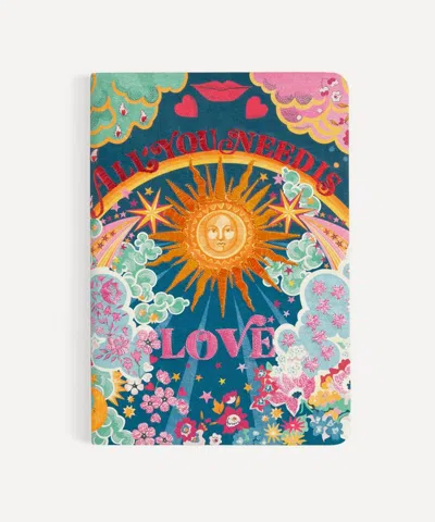 Liberty All You Need Is Love &  Embroidered B5 Notebook