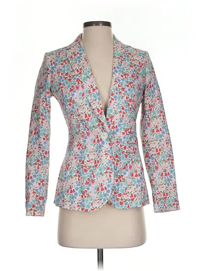 Pre-owned Liberty Art Fabrics For J.crew Blazer Jacket In Blue