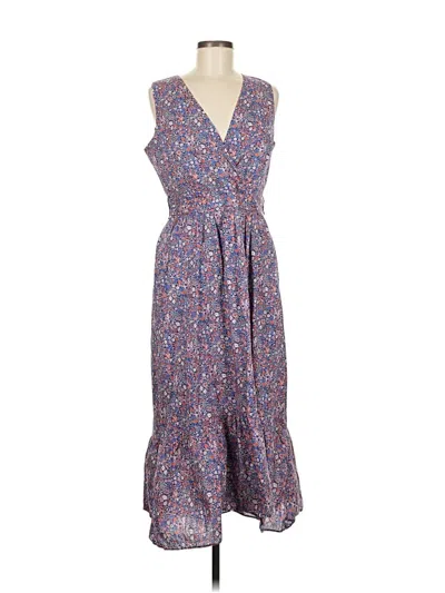 Pre-owned Liberty Art Fabrics For J.crew Casual Dress In Blue